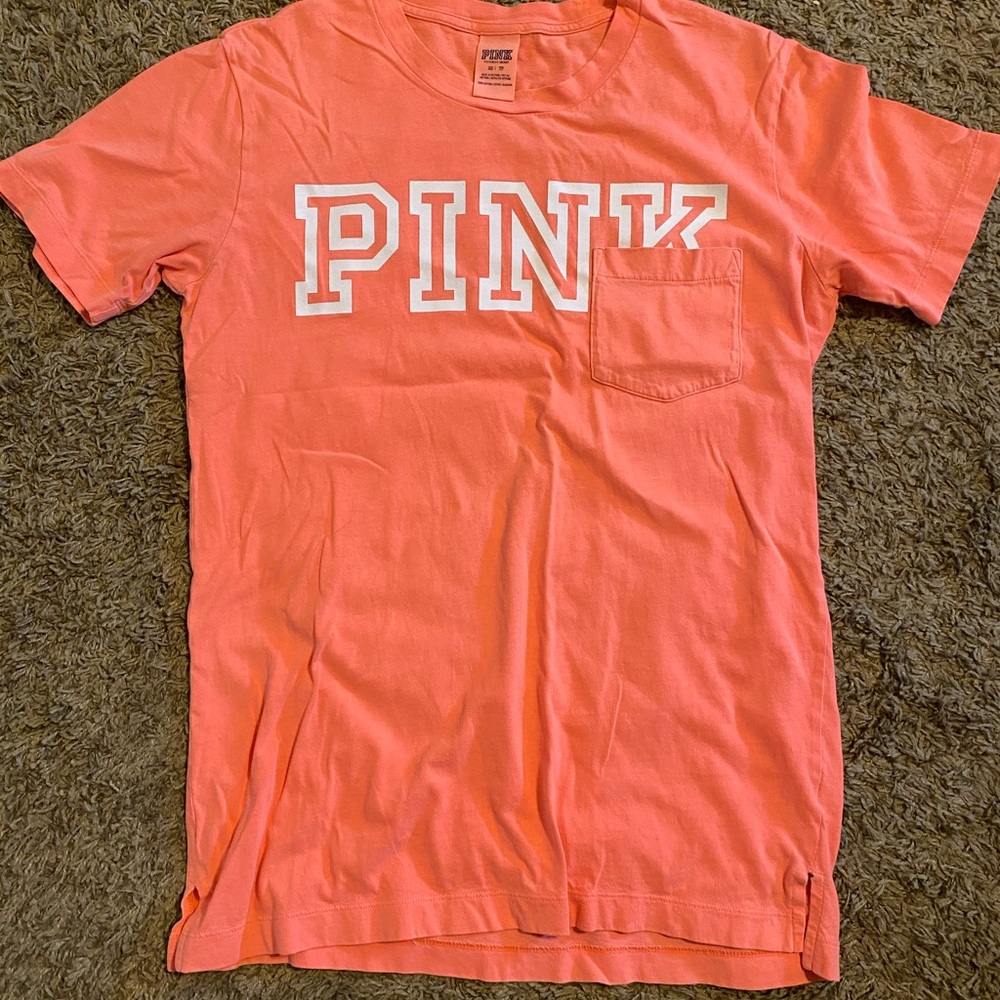 PINK coral t shirt
